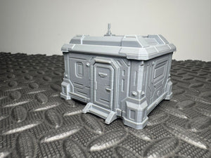 True 28mm Valkra Sci Fi Outpost Buildings Sci Fi Scenery Terrain - Read Description