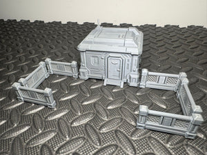 True 28mm Valkra Sci Fi Outpost Buildings Sci Fi Scenery Terrain - Read Description