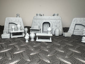 Desert Market 28mm Sci-Fi Desert Building Tabletop Scatter Terrain Desertmania