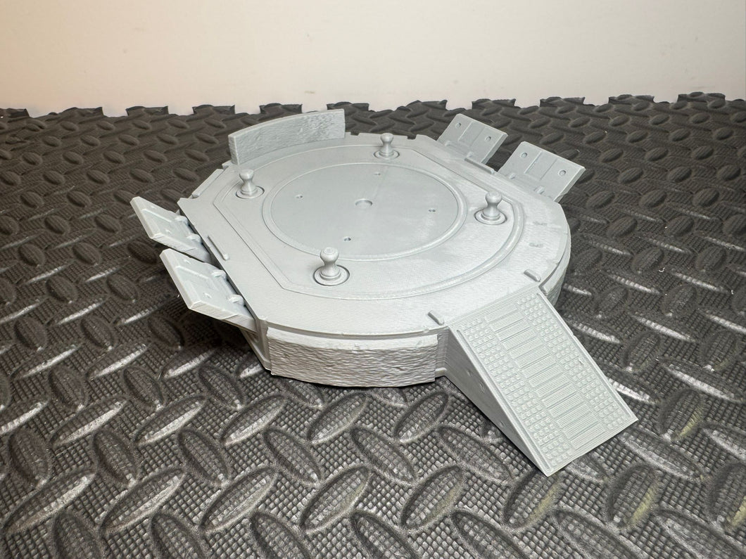 Desert Landing Platform Launch Pad 28mm Sci-Fi Tabletop Terrain Desertmania