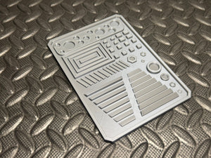 Texture Palette for Dry Brushing Fantasy Sci-Fi Industrial 3D Printed - Unprimed