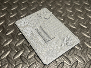 Texture Palette for Dry Brushing Fantasy Sci-Fi Industrial 3D Printed - Unprimed