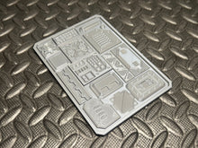 Load image into Gallery viewer, Texture Palette for Dry Brushing Fantasy Sci-Fi Industrial 3D Printed - Unprimed
