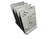 Load image into Gallery viewer, Texture Palette for Dry Brushing Fantasy Sci-Fi Industrial 3D Printed - Unprimed
