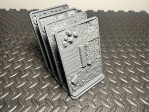 Texture Palette for Dry Brushing Fantasy Sci-Fi Industrial 3D Printed - Unprimed