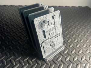 Texture Palette for Dry Brushing Fantasy Sci-Fi Industrial 3D Printed - Unprimed