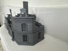 Load image into Gallery viewer, 28mm Ruined House - Destroyed Wargaming Building Tabletop Terrain

