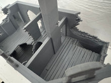 Load image into Gallery viewer, 28mm Ruined House - Destroyed Wargaming Building Tabletop Terrain
