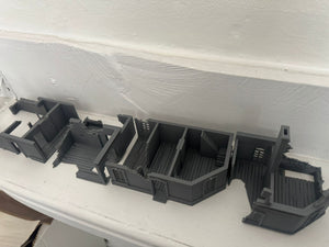 28mm Ruined House - Destroyed Wargaming Building Tabletop Terrain