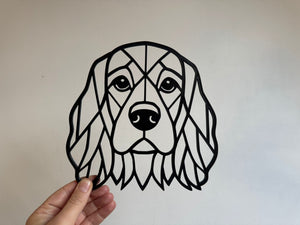 Cocker Spaniel 3D Printed Wall Art