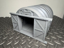 Load image into Gallery viewer, Aircraft Hangar Vehicle Storage Unit - 3D Printed 28mm 32mm Wargaming Terrain
