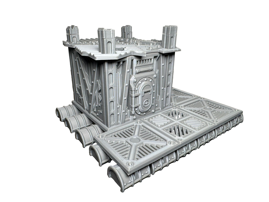 Post-Apocalyptic Wasteland Shacks - 3D Printed 28mm Gaming Terrain