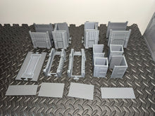 Load image into Gallery viewer, 28mm 32mm Sci-Fi Fortified Gate Zeta Collection Wargaming Defence Terrain 3D Printed
