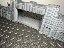 Load image into Gallery viewer, 28mm 32mm Sci-Fi Fortified Gate Zeta Collection Wargaming Defence Terrain 3D Printed
