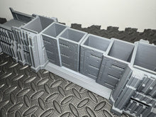 Load image into Gallery viewer, 28mm 32mm Sci-Fi Fortified Gate Zeta Collection Wargaming Defence Terrain 3D Printed
