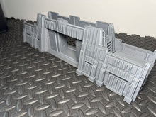 Load image into Gallery viewer, 28mm 32mm Sci-Fi Fortified Gate Zeta Collection Wargaming Defence Terrain 3D Printed
