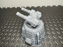 Load image into Gallery viewer, Sci-Fi AA Turret - Zeta Collection 3D Printed Wargaming Terrain 28mm 32mm
