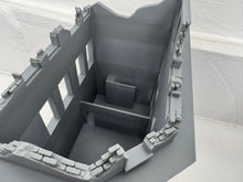 Load image into Gallery viewer, 28mm Ruined Shop - Destroyed Wargaming Building Tabletop Terrain
