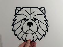 Load image into Gallery viewer, Geometric Chow Chow Dog Wall Art Decor Hanging Decoration 3D Printed
