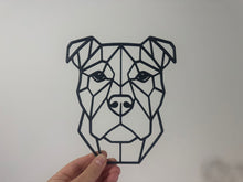 Load image into Gallery viewer, Geometric American Bulldog Dog Animal Wall Art Decor Hanging Decoration
