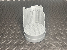 Load image into Gallery viewer, Miniature Display Plinth Hero Stand Diorama Base Modular - Dungeon Ruins Theme
