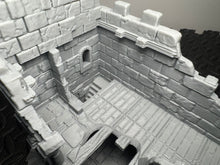 Load image into Gallery viewer, Ruined House Terrain for D&amp;D Fantasy Games Wargaming Scenery 15mm 20mm 28mm
