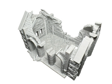 Load image into Gallery viewer, Ruined Hall Skirmish Terrain Fantasy World War Medieval Scenery 20mm 28mm 32mm
