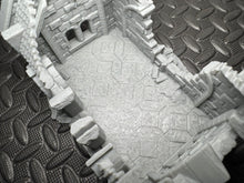Load image into Gallery viewer, Ruined Hall Skirmish Terrain Fantasy World War Medieval Scenery 20mm 28mm 32mm
