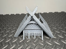 Load image into Gallery viewer, 28mm Ruined Viking Hut 1 - Destroyed Buildings Medieval 28mm Wargaming Terrain
