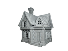 Load image into Gallery viewer, Fantasy Human House 1 Tabletop Wargaming Terrain D&amp;D Medieval Building 28mm 32mm
