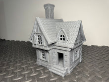 Load image into Gallery viewer, Fantasy Human House 1 Tabletop Wargaming Terrain D&amp;D Medieval Building 28mm 32mm
