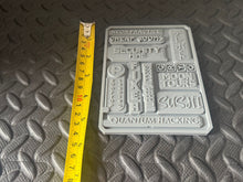 Load image into Gallery viewer, Cyberpunk Style Signs Dry Brush Texture Palette Miniature Painting 14cm x 10cm
