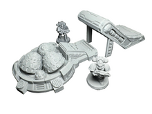Load image into Gallery viewer, 28mm Grinding Pit Factory Industrial Scatter Terrain for 28mm Wargaming Sci Fi
