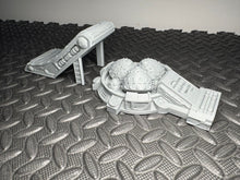 Load image into Gallery viewer, 28mm Grinding Pit Factory Industrial Scatter Terrain for 28mm Wargaming Sci Fi
