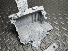 Load image into Gallery viewer, Blacksmith Ruins Kasenport Terrain Fantasy Medieval Scenery 15mm 20mm 28mm
