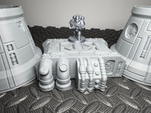 Load image into Gallery viewer, Industrial Refinery Platform Sci Fi Scatter Terrain for 28mm 32mm Heroic Scale
