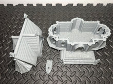Load image into Gallery viewer, 28mm Elven House 5 3D Printed Fantasy Building Terrain for D&amp;D LOTR Silver Haven
