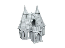 Load image into Gallery viewer, 28mm Elven House 3 Fantasy Medieval Building Terrain for D&amp;D LOTR Silver Haven

