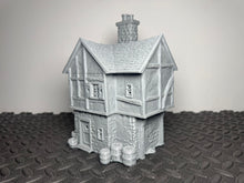 Load image into Gallery viewer, Briarwood House 1 Medieval Fantasy Terrain 3D Printed - Tabletop RPG Gaming 28mm
