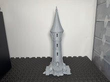 Load image into Gallery viewer, Silver Haven Elven Tower Fantasy Tabletop Gaming Terrain D&amp;D Medieval 28mm

