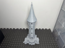 Load image into Gallery viewer, Silver Haven Elven Tower Fantasy Tabletop Gaming Terrain D&amp;D Medieval 28mm
