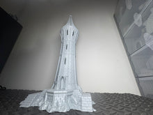 Load image into Gallery viewer, Silver Haven Elven Tower Fantasy Tabletop Gaming Terrain D&amp;D Medieval 28mm
