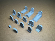 Load image into Gallery viewer, 28 x Grave Stones Cemetery Graves For 28mm Tabletop RPG Wargame Scenery Gothic
