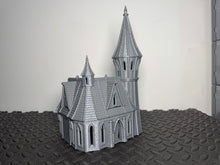 Load image into Gallery viewer, 28mm Elven House 4 3D Printed Fantasy Building Terrain for D&amp;D LOTR Silver Haven

