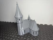 Load image into Gallery viewer, 28mm Elven House 4 3D Printed Fantasy Building Terrain for D&amp;D LOTR Silver Haven
