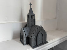 Load image into Gallery viewer, Village Church 28mm Medieval Wargaming Tabletop Terrain World War 2 Buildings

