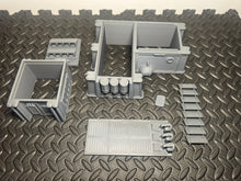 Load image into Gallery viewer, Foremans Office Building 3D Printed 28mm 32mm Wargaming Mining Wasteland Terrain
