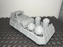 Load image into Gallery viewer, Cargo Barge 28mm 32mm Sci Fi Industrial Dockyard Terrain 3D Printed 43cm Long

