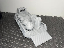 Load image into Gallery viewer, Cargo Barge 28mm 32mm Sci Fi Industrial Dockyard Terrain 3D Printed 43cm Long
