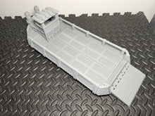 Load image into Gallery viewer, Cargo Barge 28mm 32mm Sci Fi Industrial Dockyard Terrain 3D Printed 43cm Long
